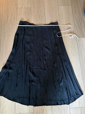 Reformation Black Maxi Skirt